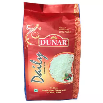 Крупа рис Dunar 500г басмати дейли