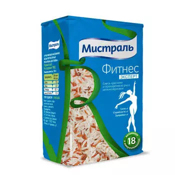 Крупа рис Мистраль 450г Fitness эксперт