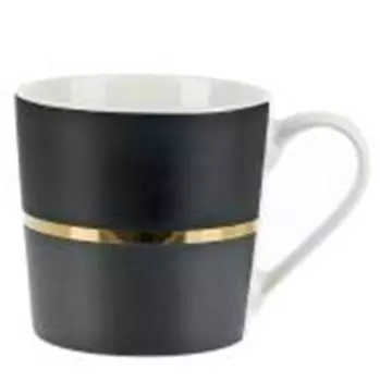 Кружка 350мл ноувелли хоум чёрный бархат фарфор 2130079