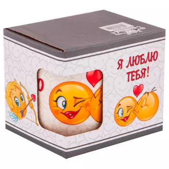 Кружка 380 мл лефард смайл 260-555