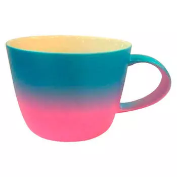 Кружка 380мл Absolut Home розово-голубая матовая