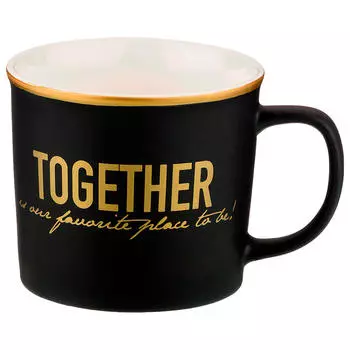 Кружка 400мл Lefard б/уп черная матовая 260-481