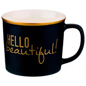 Кружка 400мл Lefard б/уп темно-синяя матовая 260-483