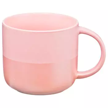 Кружка 440мл Lefard бронко велюр розовая матовая 407-102
