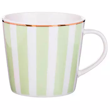 Кружка 450мл Арти-М зеленые полосы п/у 356-255