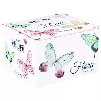 Кружка 480мл Lefard бабочки 482-504