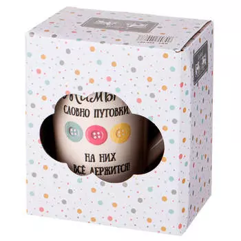 Кружка 490 мл лефард мамы-пуговки 420-087