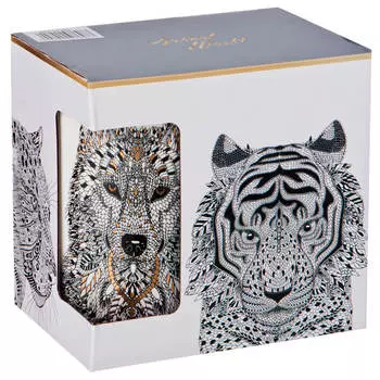 Кружка 500мл Lefard волк 97-607