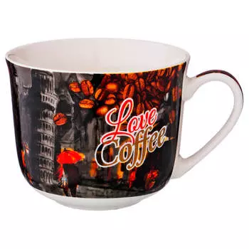 Кружка 550мл Lefard люблю кофе 153-888