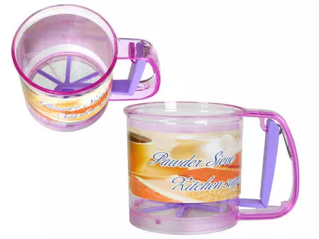 Кружка для просеивания муки пластик атм