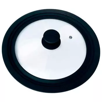 Крышка 22/24/26см универсальная Mallony стекло 3876