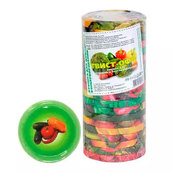 Крышки для консервирования твист то-100 10шт фрукты-овощи