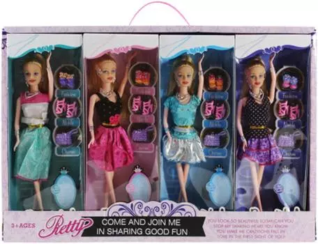 Кукла с аксессуарами 33х12х5см 6006в