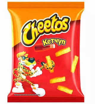 Кукурузные палочки Cheetos 55г кетчуп
