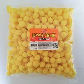 Кукурузные шарики мультичипс 150 г краб