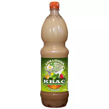 Квас домашний 1,5л с мятой нпк
