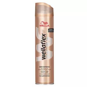 Лак д/волос веллафлекс 250мл без запаха сильная фиксация