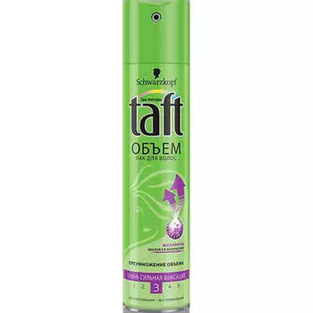 Лак для волос Taft 225 мл объем очень сильная фиксация 3