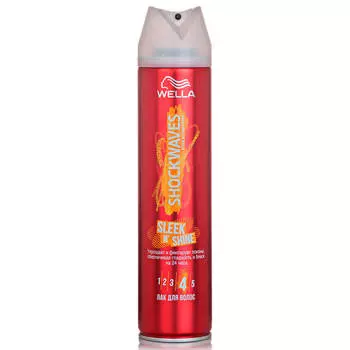 Лак д/волос велла шоквэйвз 250мл гладкость и блеск