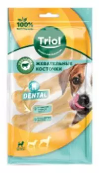 Лакомство для собак Triol 80-100 г (20-25 г*4 шт) говяжьи сухожилия кость