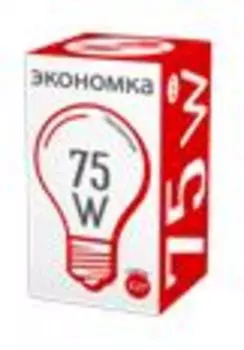 Лампа накаливания а50 б75вт