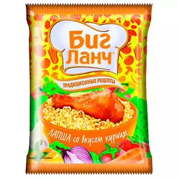 Лапша Биг Ланч 75г курица (традиционные рецепты)