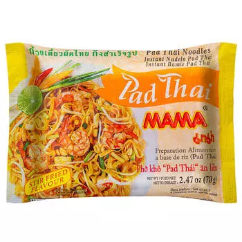Лапша Мама 55г рисовая пад тай пакет