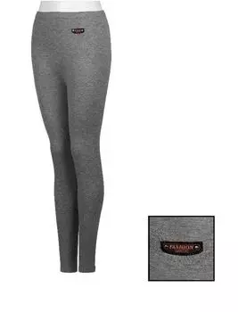 Леггинсы женские спортивные однотонные серые dy-38