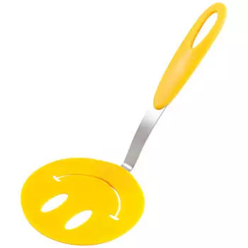 Лопатка д/блинов декоративная смайл 27,5*11,5см сталь нейлон 1808