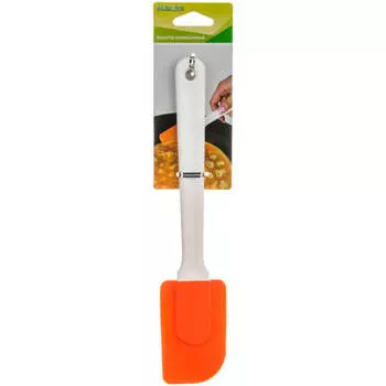 Лопатка силиконовая 18 см оранжевая