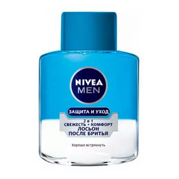 Лосьон п/бритья нивея 100мл 2в1 защита и уход