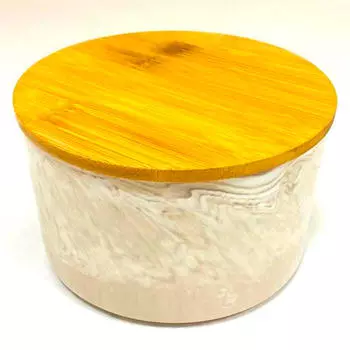 Банка для хранения 15*9,5см Absolut Home мрамор керамика d038-4-3