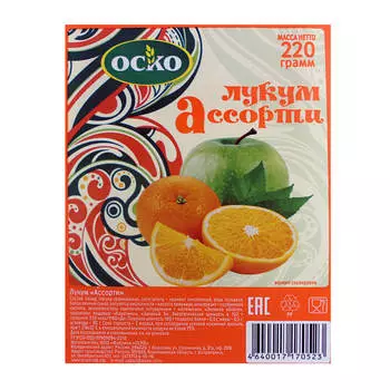 Лукум ассорти 220г Воронежские кондитеры
