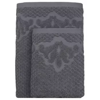 Махровое полотенце 70x140 aurora серый