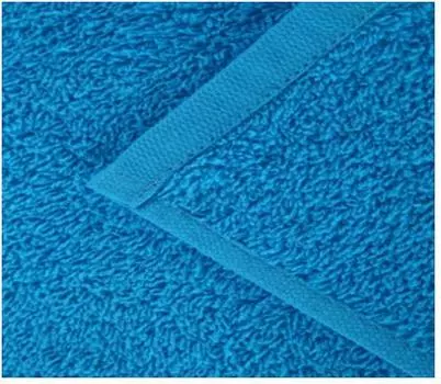 Махровое полотенце синий 70*130 см