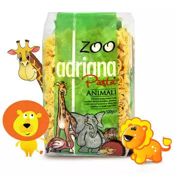 Макароны Adriana 500г зверюшки