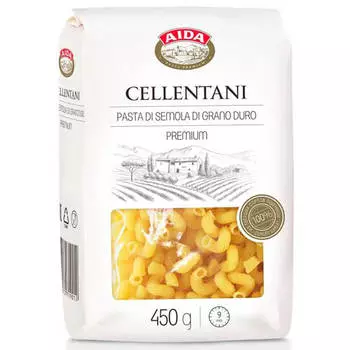 Макароны аида 450 г рожок витой