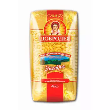 Макароны добродея 400 г рожки-дружки
