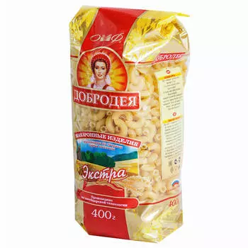 Макароны Добродея 400г завитоны