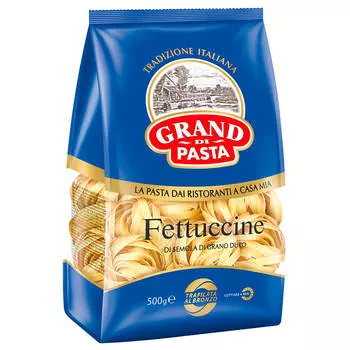 Макароны Grand di Pasta 500г феттучине гнёзда