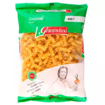Макароны Granmulino 400г спираль