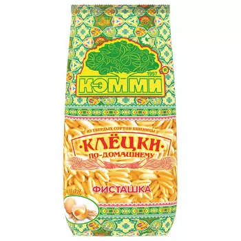 Макароны кэмми 300 г клецки-фисташка