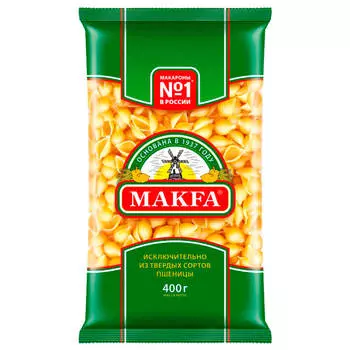 Макароны MAKFA 400г Ракушки