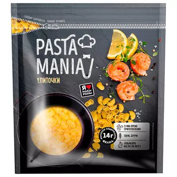 Макароны Pasta Mania 430г улиточки