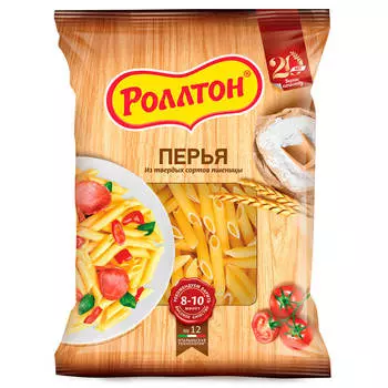 Макароны Роллтон 400г перья