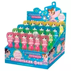 Маленькая Фея мыльные пузыри игрушки с конфетами 8г Сладкая Сказка
