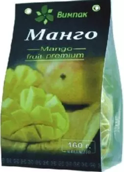 Манго вимпак 160г сушеный листики