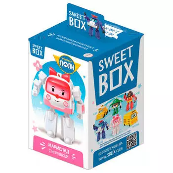 Мармелад свитбокс робокар поли с игрушкой 10г конфитрейд