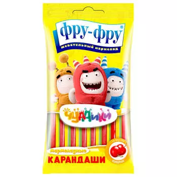 Мармелад жевательный Чуддики 85г со вкусом вишни сладкая сказка