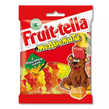 Мармелад жевательный Fruittella 70г медвежата